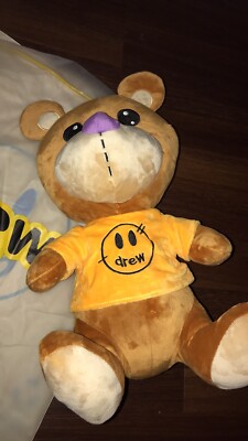 Drew House Theodore Teddy Bear Plush by Justin Bieber RARE NEW In