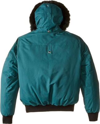 Moose Knuckles Men's Ballistic Bomber Jacket Green Ash with Fox