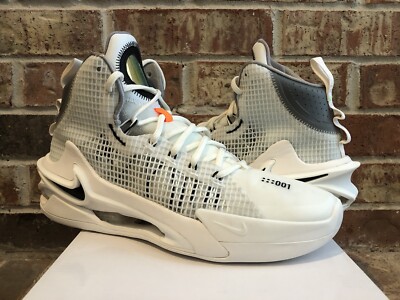 New 10.5 Nike Air Zoom GT Jump Summit White Basketball Shoes