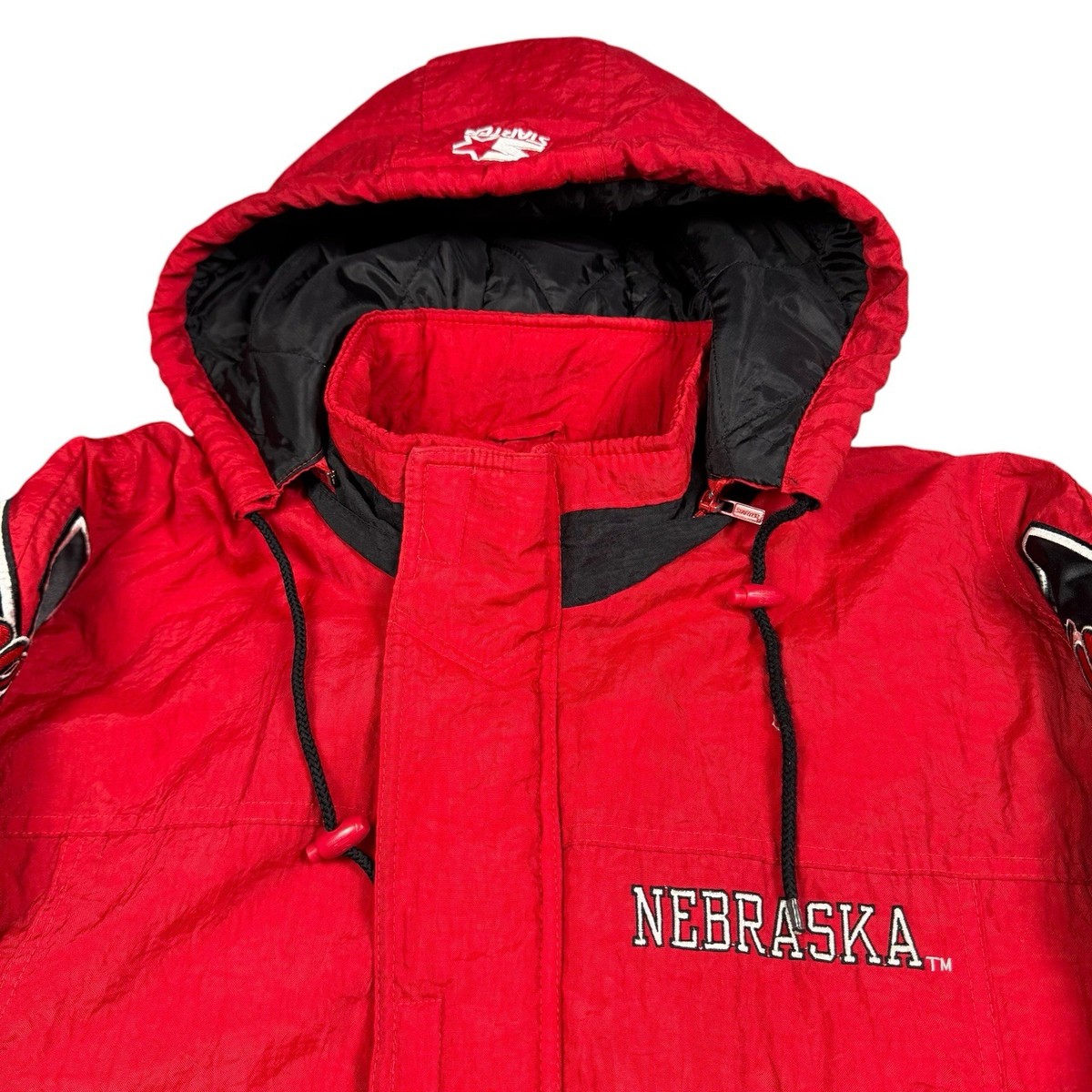 Vintage Nebraska Cornhuskers Starter Jacket Men's M Full Zip