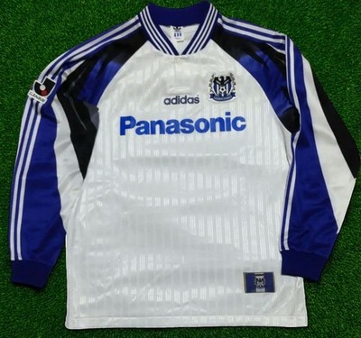 Vintage! Gamba Osaka 1997 Away Long Sleeve Jersey Shirt Kit – JPN