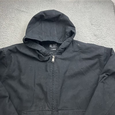 Carhartt J130-M Jacket Mens Size 5XL Loose Fit Black Hooded Zip | eBay