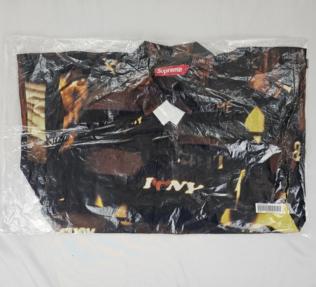 Supreme Canal St. S/S Shirt FW24 Men's Size Large Multicolor BRAND