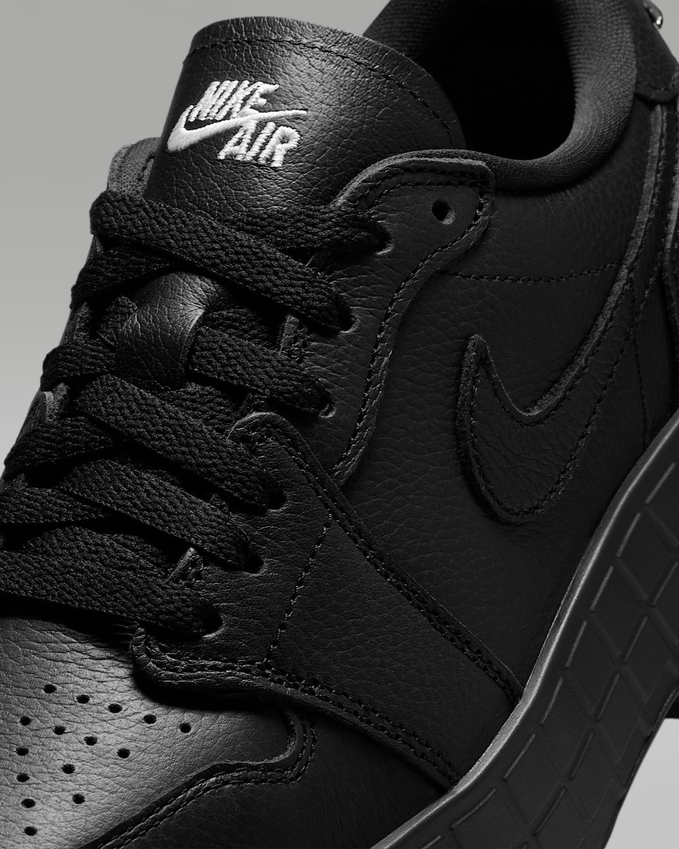 Nike Women's Air Jordan 1 Brooklyn Low - Black/White - HF3184-001