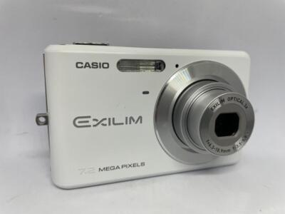 CASIO Digital Camera EXILIM ZOOM White EX-Z77 WE 7.2MP Optical 3x