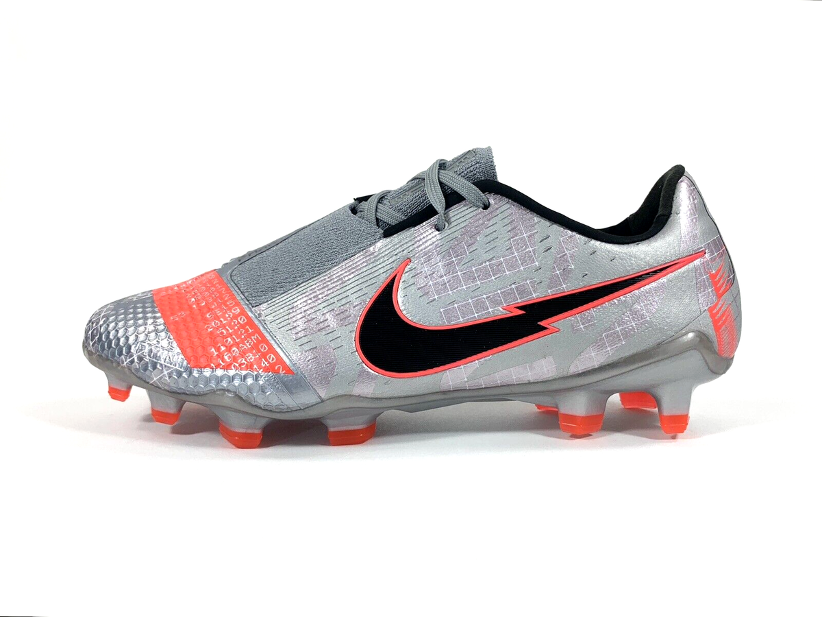 Nike Phantom Venom Elite FG Soccer Cleats Silver AO7540-906 Mens 6