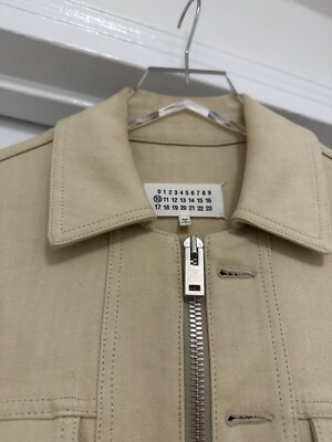 Maison Martin Margiela Men's Cotton Linen Denim Zipper Jacket | eBay