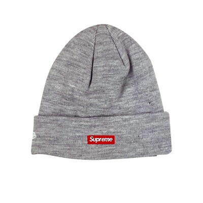 Supreme x New Era FW23 S Logo Beanie Grey | eBay