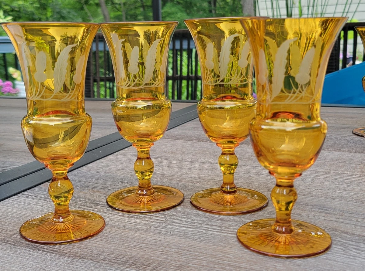 Glass Collectible Champagne & Wine Glasses 1900-1919 Time Period