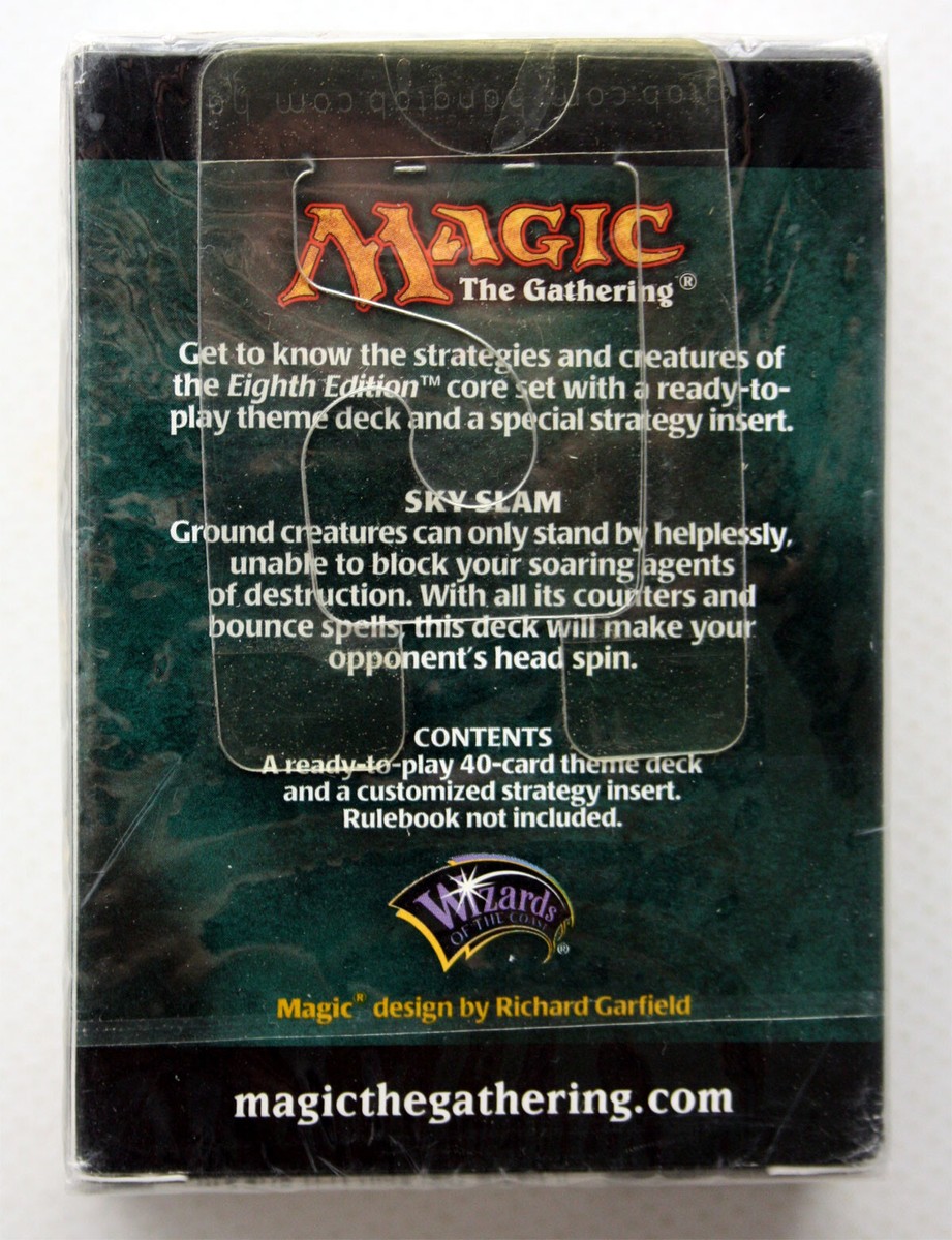 MTG 2003 Magic The Gathering Advanced Level Core Set Sky Slam Deck