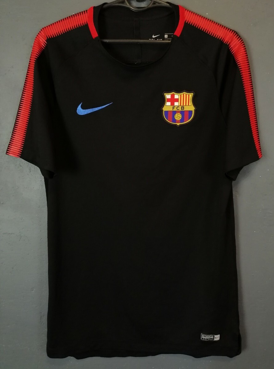 MEN'S NIKE FC BARCELONA 2017/2018 TRAINING SOCCER FOOTBALL SHIRT