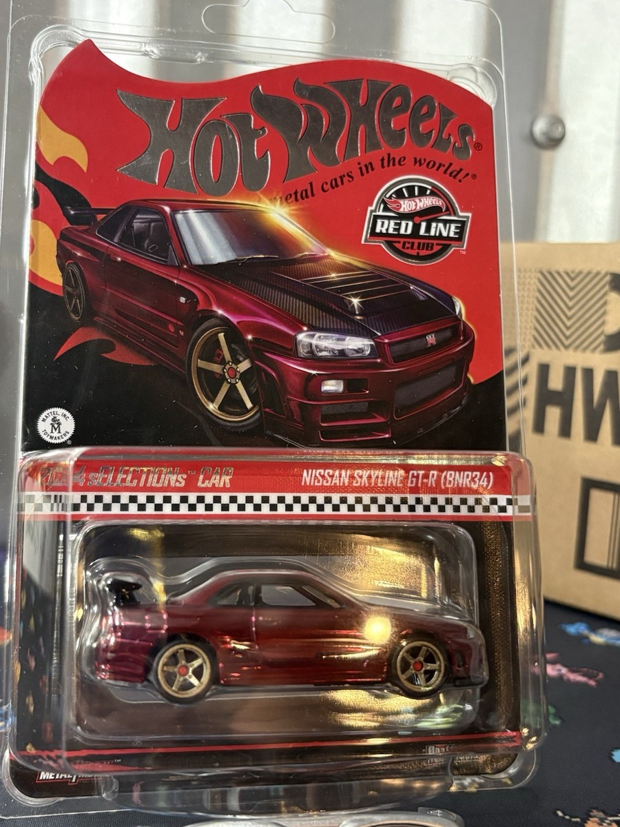 Hot wheels 2024 Selections Car Nissan Skyline GT-R (BNR34) Redline