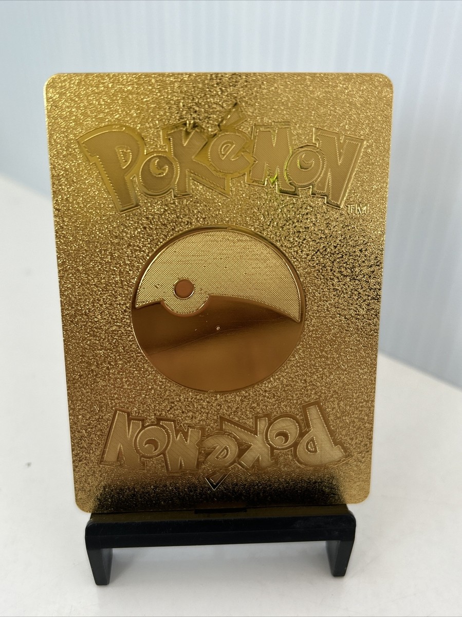 Zeraora V Gold Toned Foil Pokemon Card Fan Art Display Card HP210