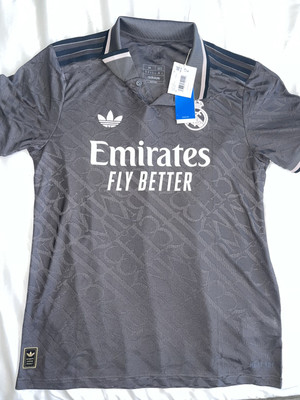 Adidas Real Madrid Third Authentic Soccer Jersey - Men's Medium