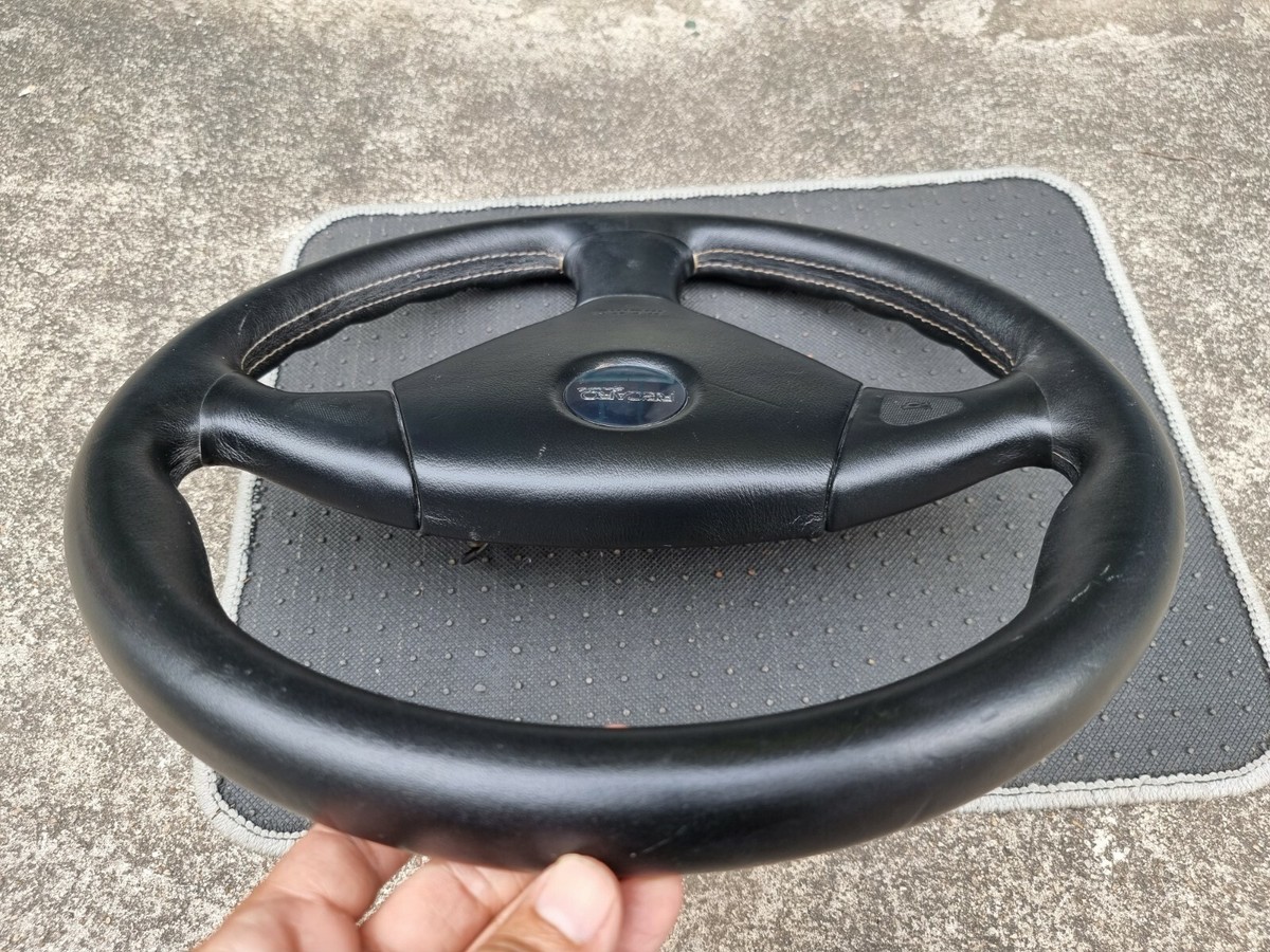 Momo Recaro Special 370mm Black Leather Steering Wheel | Genuine