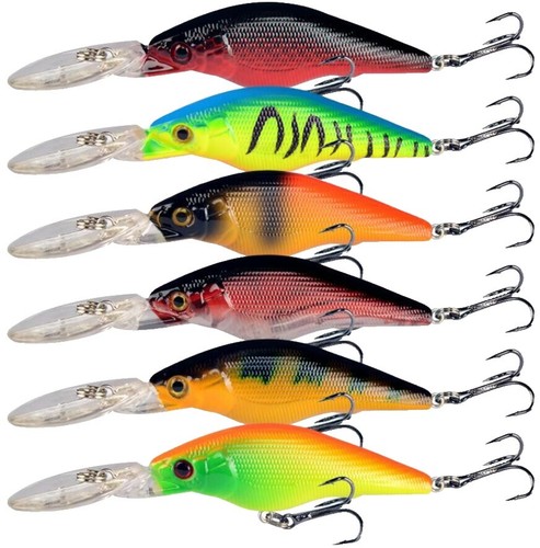 DRT KLASH 9 Kokanee Red Low Floating Swimbait Glide Bait Fishing