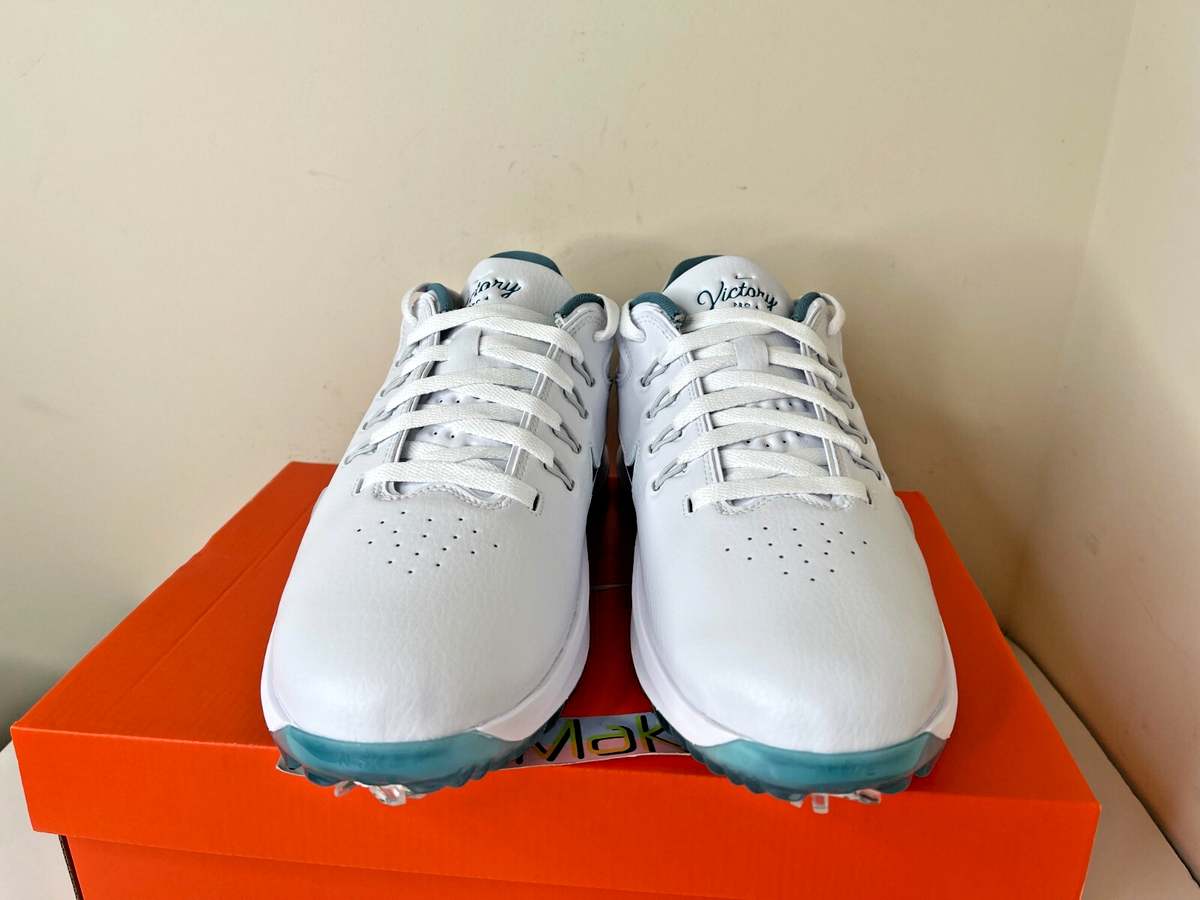Nike Victory Pro 4 Golf Shoes 2025 White Smokey Blue Iridescent