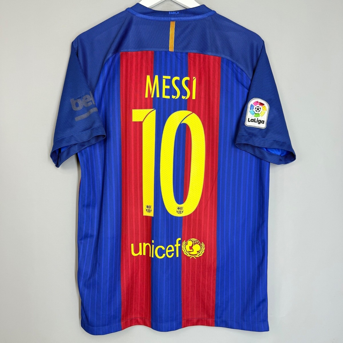 FC BARCELONA 2016 2017 HOME SHIRT JERSEY NIKE 776850-415 #10 MESSI