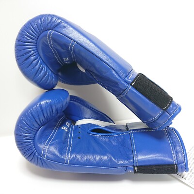 Winning Boxing Gloves 8oz Blue MS-200B Magic Tape from Japan In