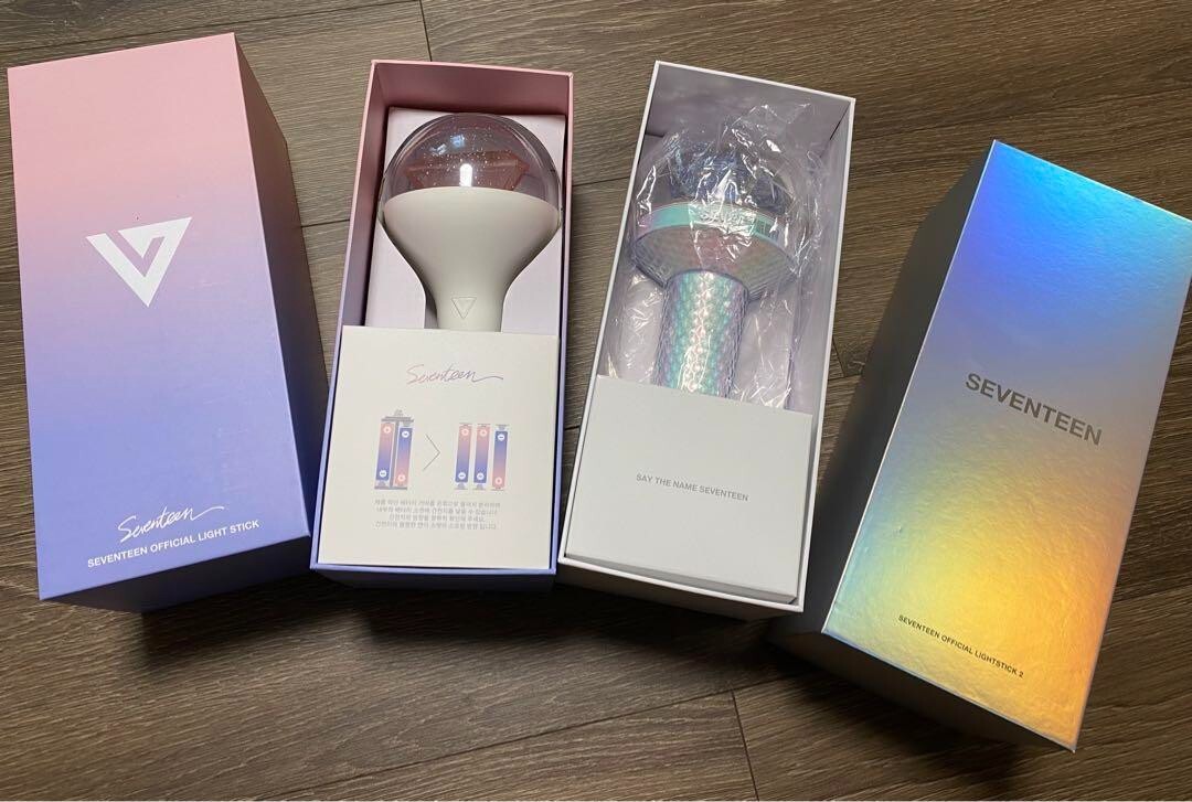 SEVENTEEN Official Light Stick Ver 1 Ver 2 Concert K-POP Bluetooth