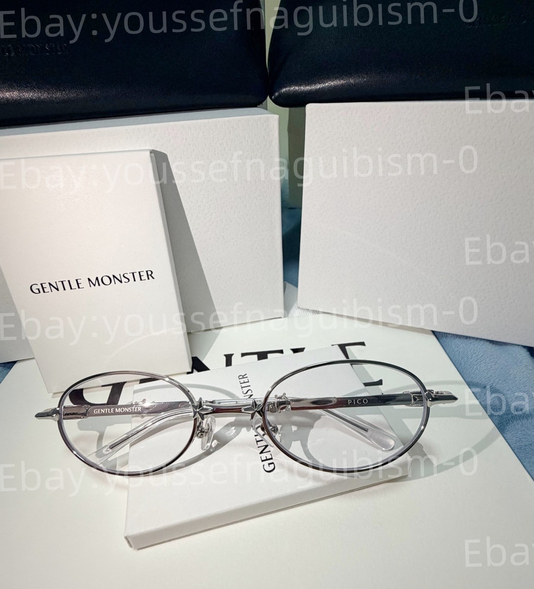 GentleMonster Sunglasses Pocket - Pico 02 Silver Frame Clear
