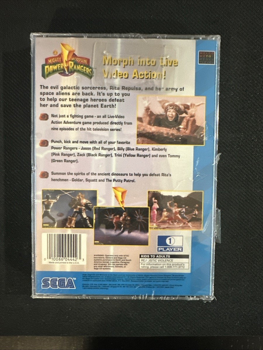 Mighty Morphin Power Rangers (Sega CD, 1995) for sale online | eBay