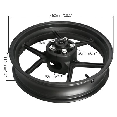 Z1000 14-20 Z750 09-12 Front Wheel Rim 17