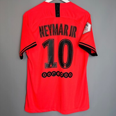 PSG 2019/2020 AWAY FOOTBALL SHIRT JERSEY NIKE L #10 NEYMAR PARIS