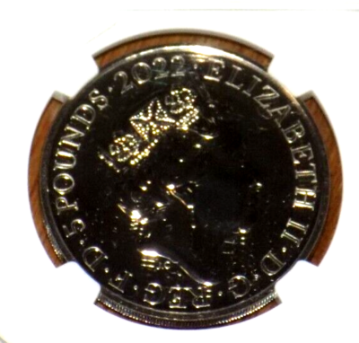 NGC 2022 GREAT BRITAIN 5PD QUEEN'S REIGN THE COMMONWEALTH MS69DPL