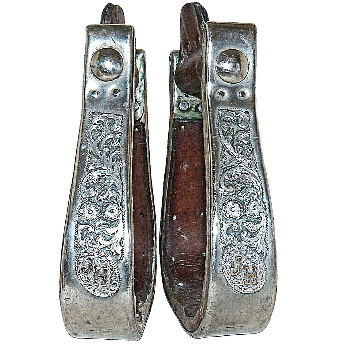 Vintage Diablo Sterling Silver Filigree Overlay Western Saddle
