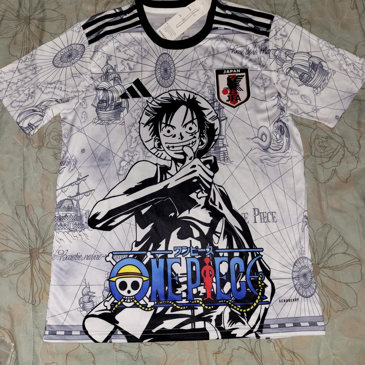 Japan Soccer Jersey Special Luffy OnePiece Anime Concept Edition S