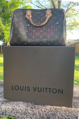 Louis Vuitton Limited Edition Monogram Perforated Speedy 30 color
