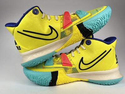 Nike Kyrie 7 1 World 1 People Yellow Strike CQ9326-700 Mens Sz 7