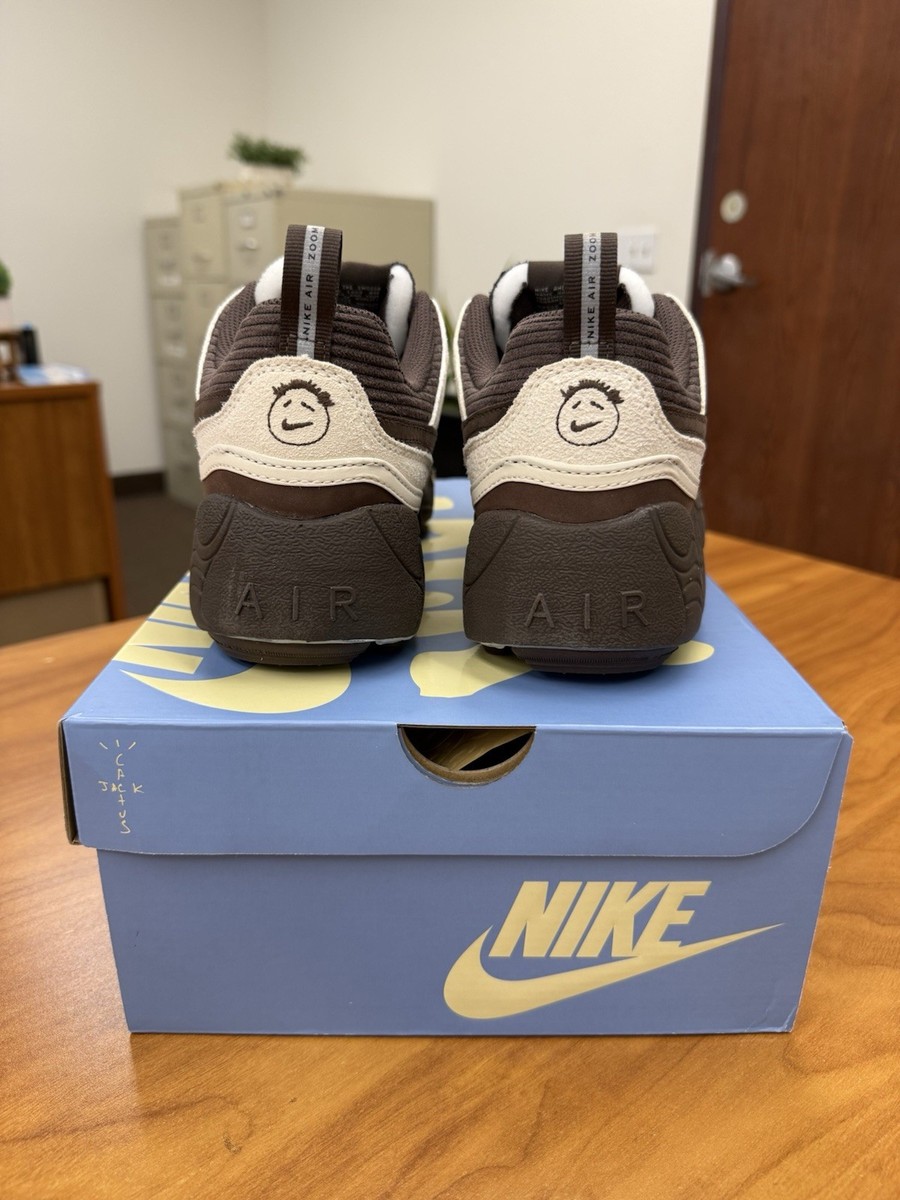 Travis Scott x Nike Zoom Field Jaxx Leche Blue Men Size 8 Cactus