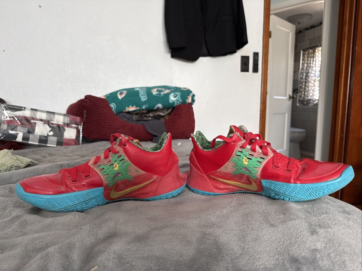 Size 9.5 - Nike SpongeBob SquarePants x Kyrie 2 Low Mr. Krabs