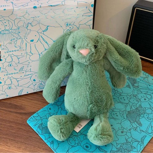 Jellycat Bashful Ivy Bunny 18cm Green Plush | Soft Bunny Rabbit