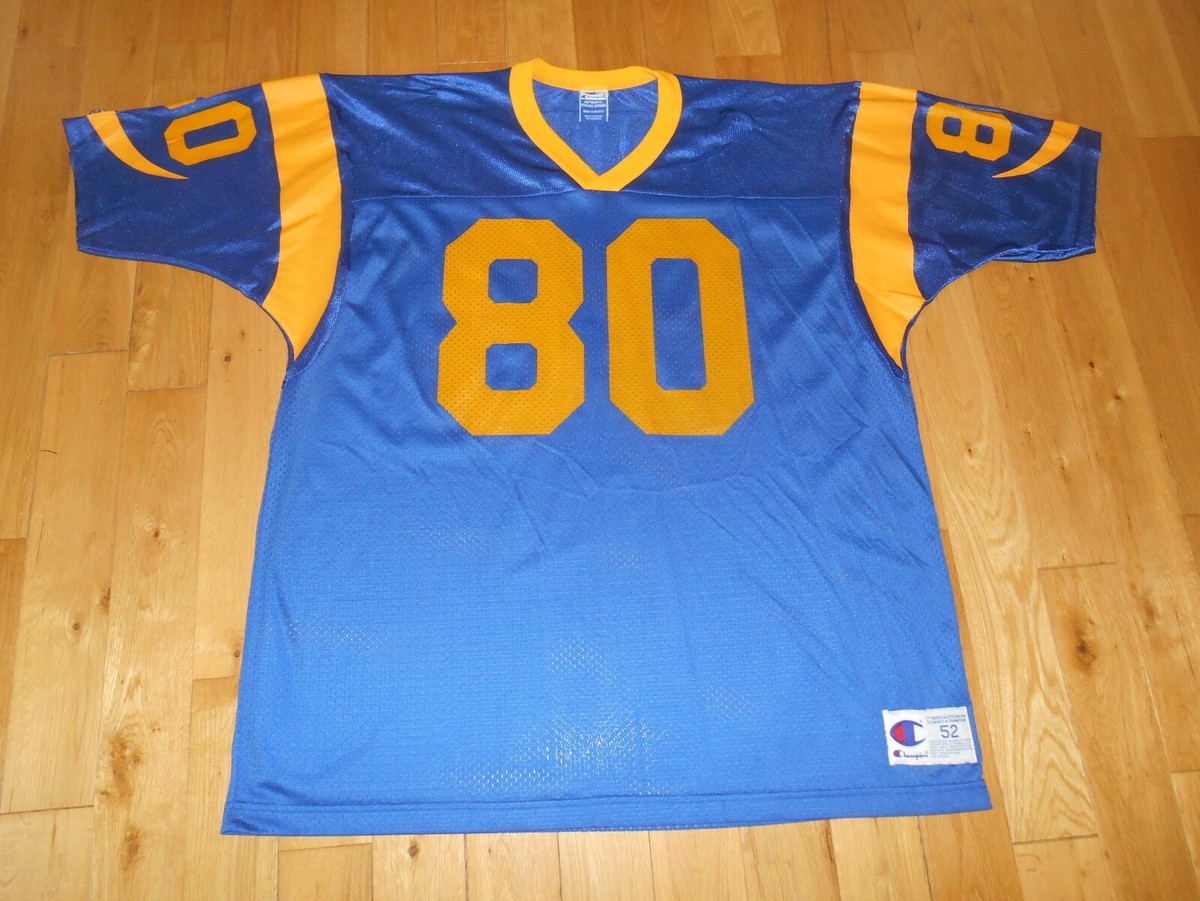Vintage 90s Champion Isaac Bruce LOS ANGELES RAMS #80 Men NFL Team