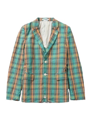 COMME des GARCONS HOMME PLUS Patchwork Tailored Jacket S Wool BLK