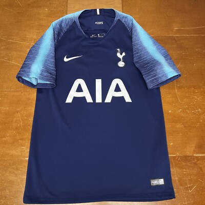 Tottenham Hotspurs Jersey Shirt Mens Small Blue Dri Fit Soccer