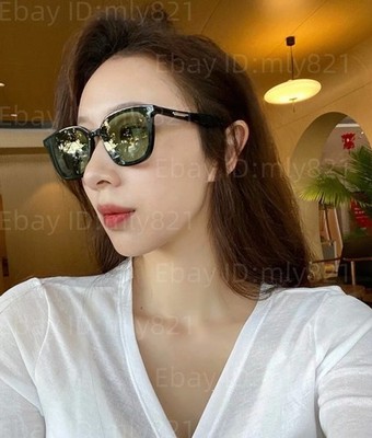 GentleMonster Lilit 01(K) Unisex Sunglasses Black Frame Green