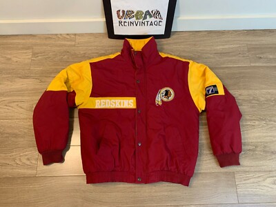 WASHINGTON REDSKINS LOGO 7 SIDELINE JACKET SZ M NFL VTG 80S