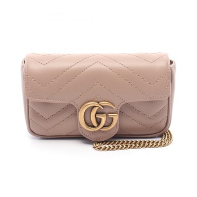 GUCCI GG Marmont Super Mini Shoulder Bag 476433DTDCT5729 leather