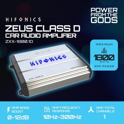 Hifonics ZXX-1800.1D Zeus Max Mono Amplifier for sale online | eBay
