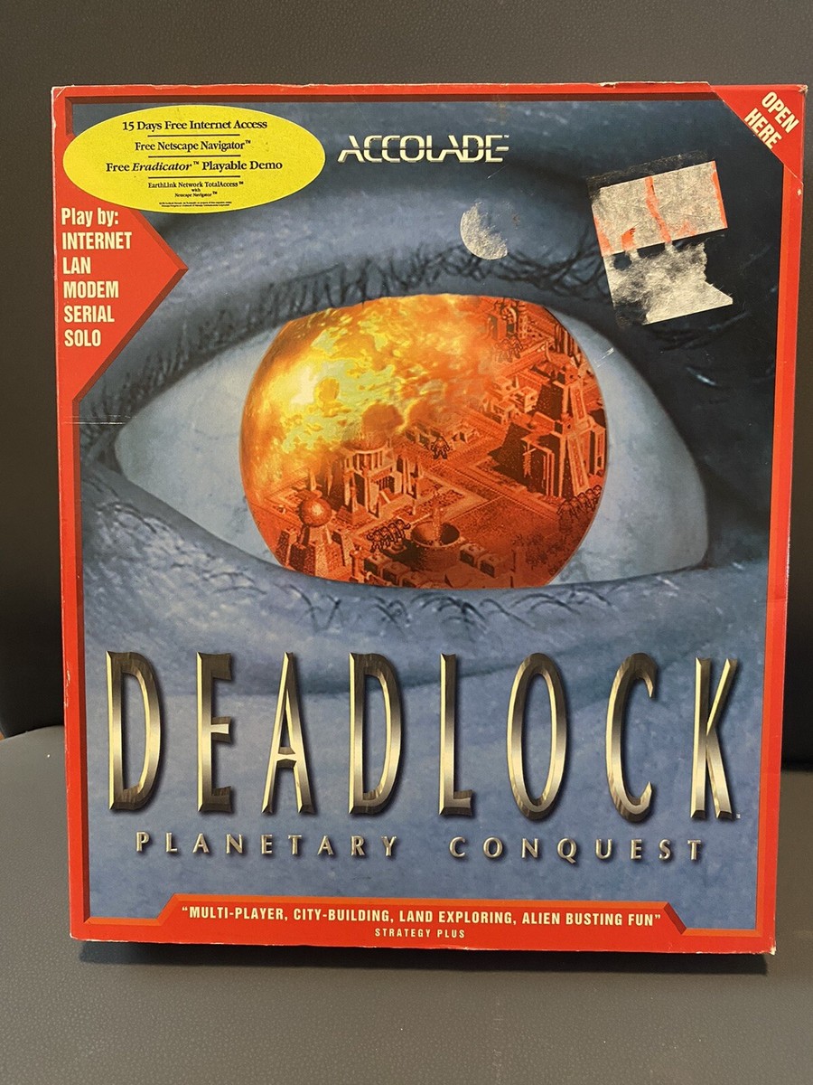 Deadlock: Planetary Conquest (PC, 1996) Big Box Brand New Sealed