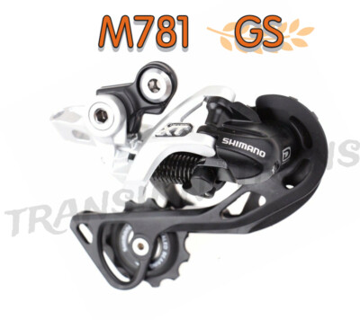 Shimano Deore XT RD-M781 GS (Silver) Rear Derailleur 10 Speed New