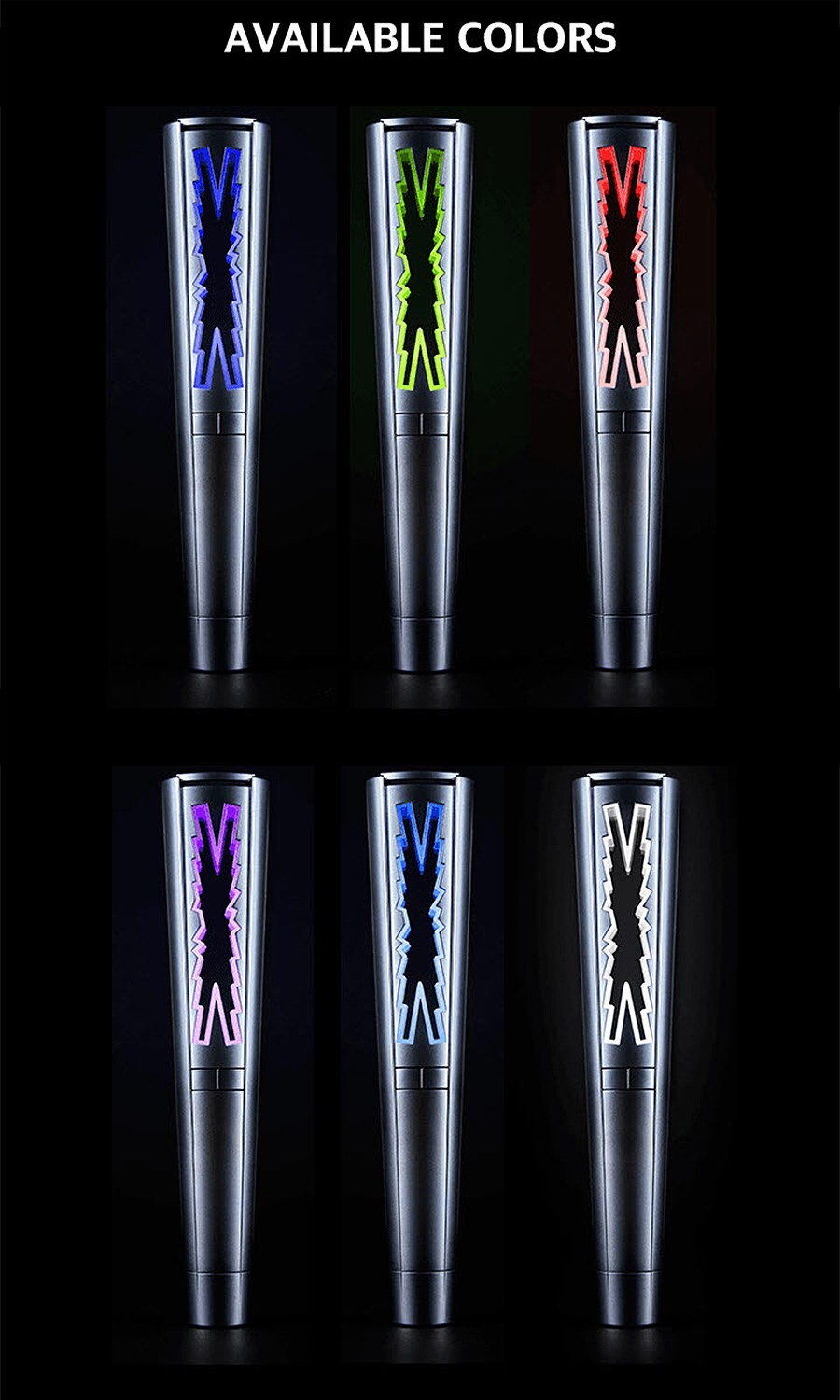 LE SSERAFIM OFFICIAL LIGHT STICK w Strap, Bag, Tracking FANLIGHT