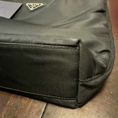 Authentic PRADA | Borsa in Tessuto | Black Tessuto City Nero