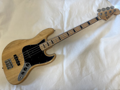 Fender Japan JB75 Jazz Bass Natural Black Block Inlay & Binding