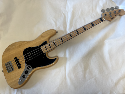 Fender Japan JB75 Jazz Bass Natural Black Block Inlay & Binding