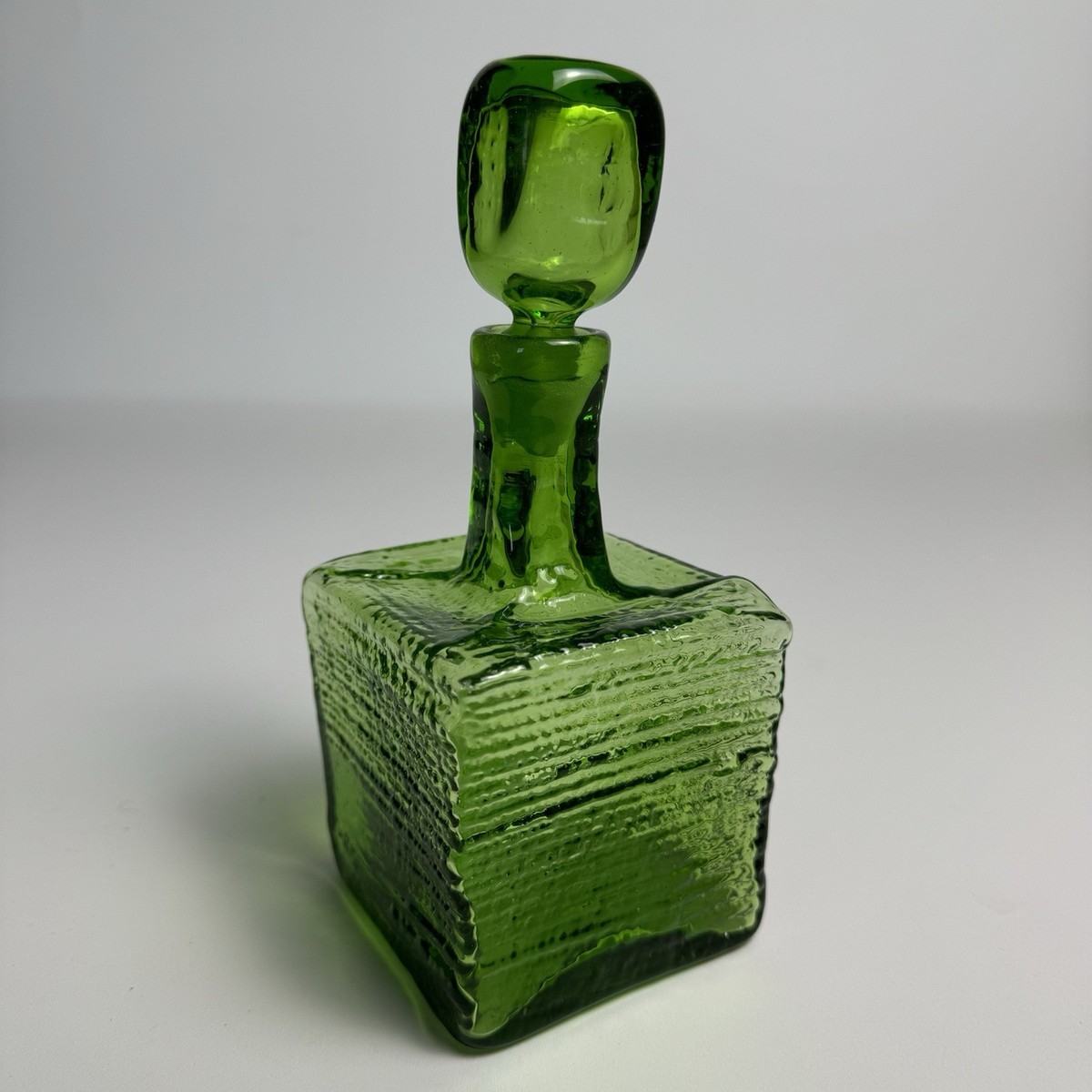 希少なヴィンテージ BLENKO ブレンコガラス 置物 手拭きガラスアメリカ